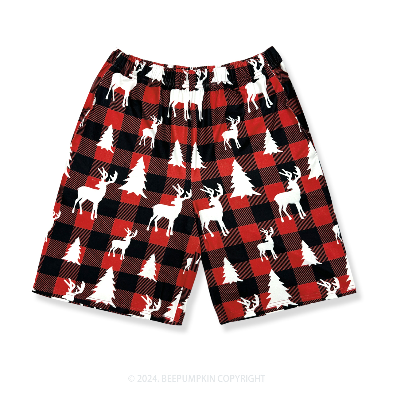 Christmas Full Print Shorts For Family Beepumpkin