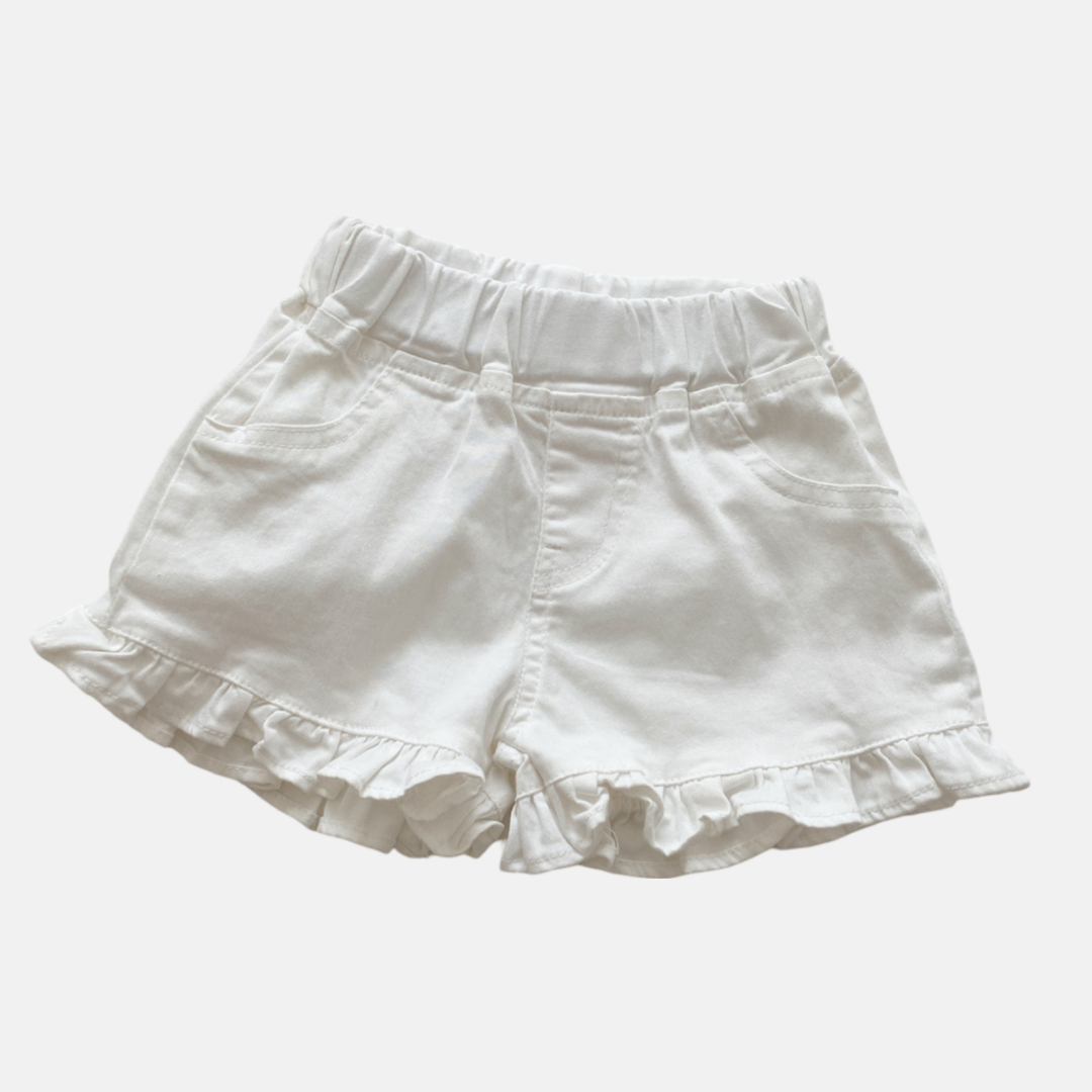 Kids white denim orders skirt