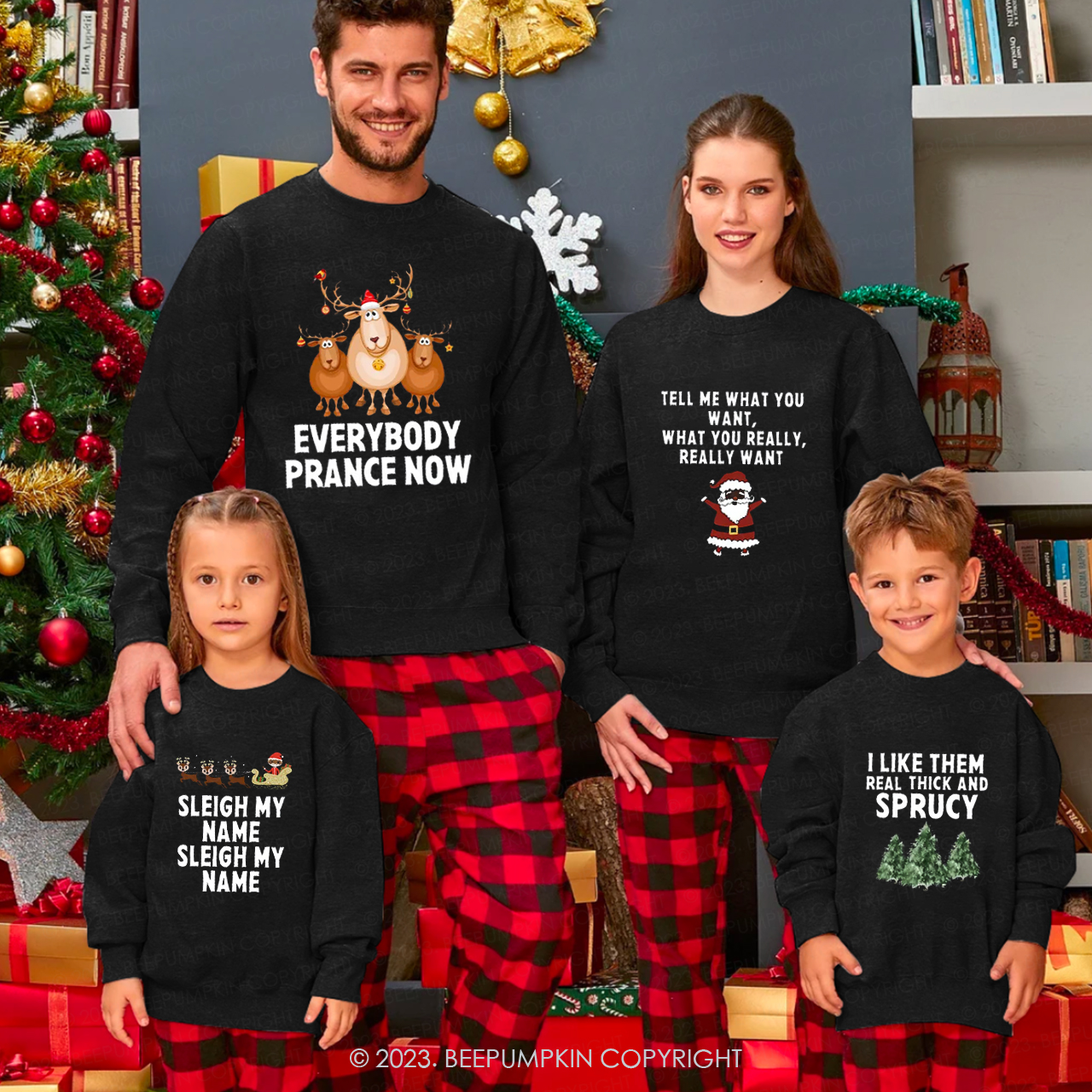 Santa Claus Special Family Christmas Sweatshirts