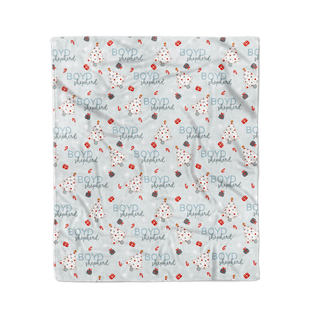 Very Merry Personalized Kids Blanket  Beepumpkin
