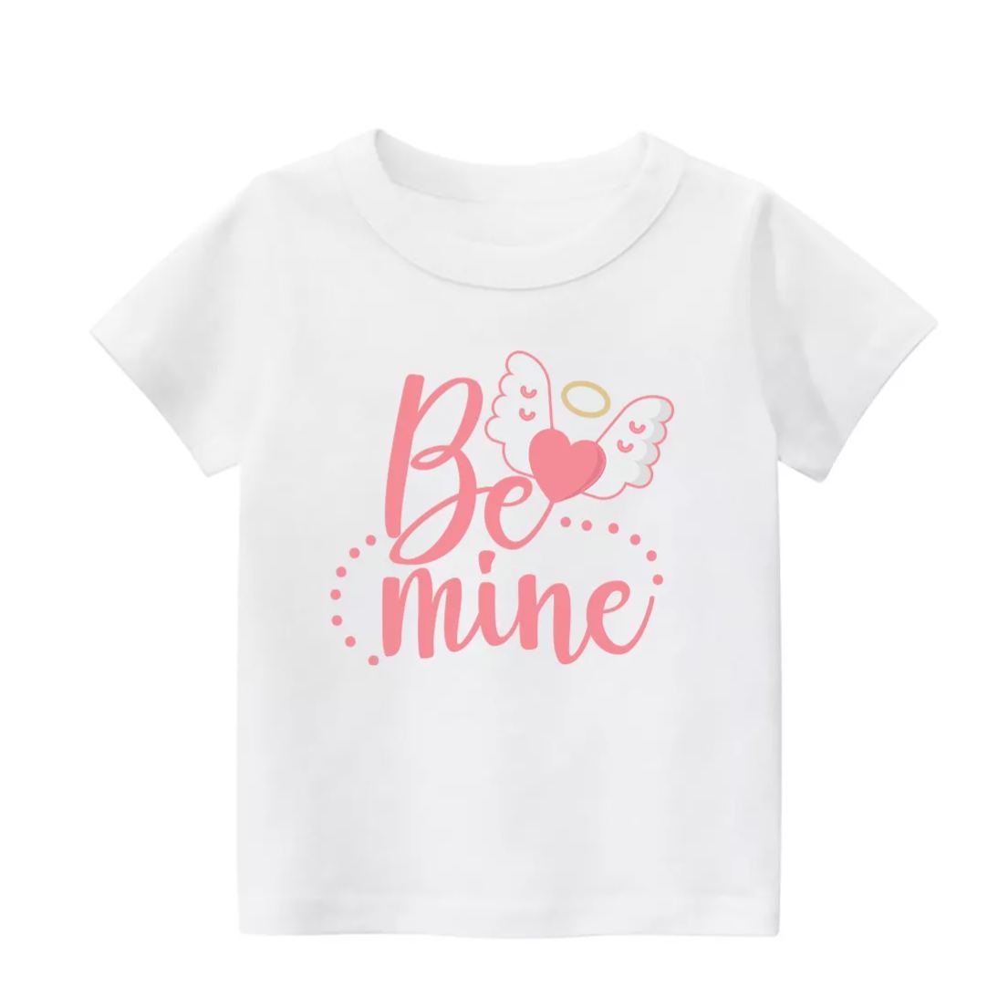 Love Angel Be Mine Valentine Kids Shirt