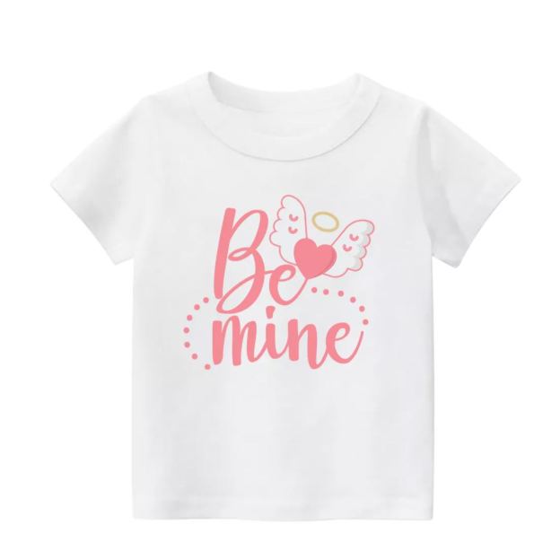 Love Angel Be Mine Valentine Kids Shirt