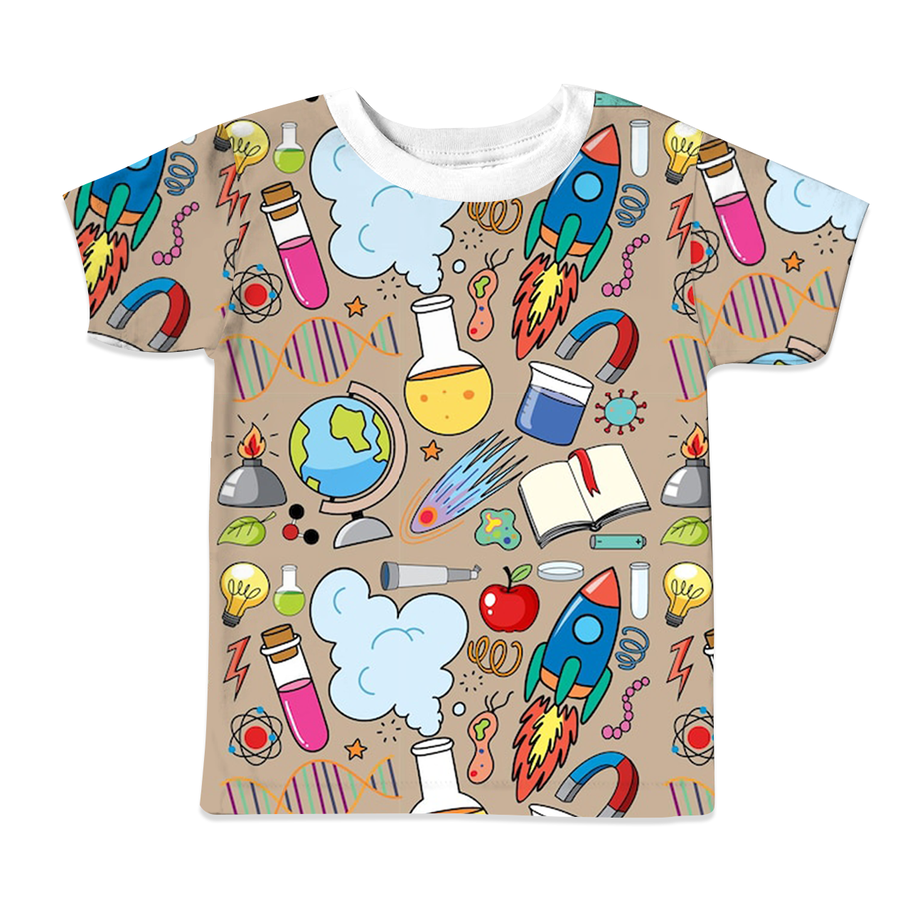 Interesting Experiment All Over Print Kids Tees
