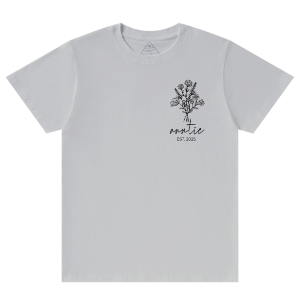 Personalize Auntie Est T-Shirts 
