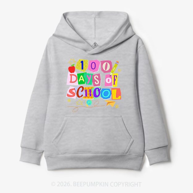 Crafty Classroom 100 Days Edition School Toddler&Kid's Hoodies