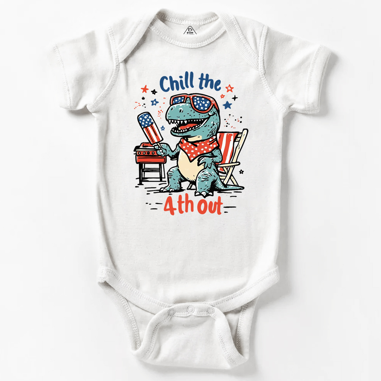 Chill The 4th Out Bodysuit Beepumpkin