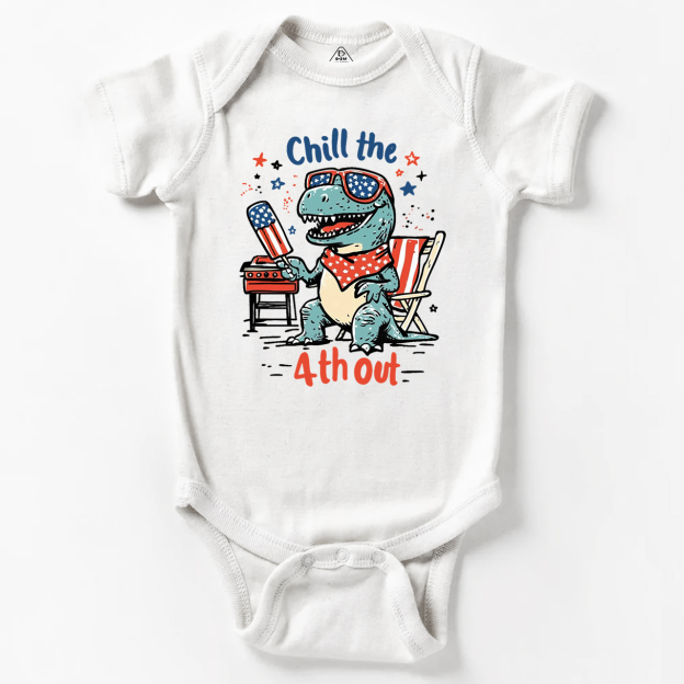 Chill The 4th Out Bodysuit Beepumpkin