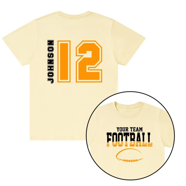 Personalized Football Team Pride T-Shirts Beepumpkin