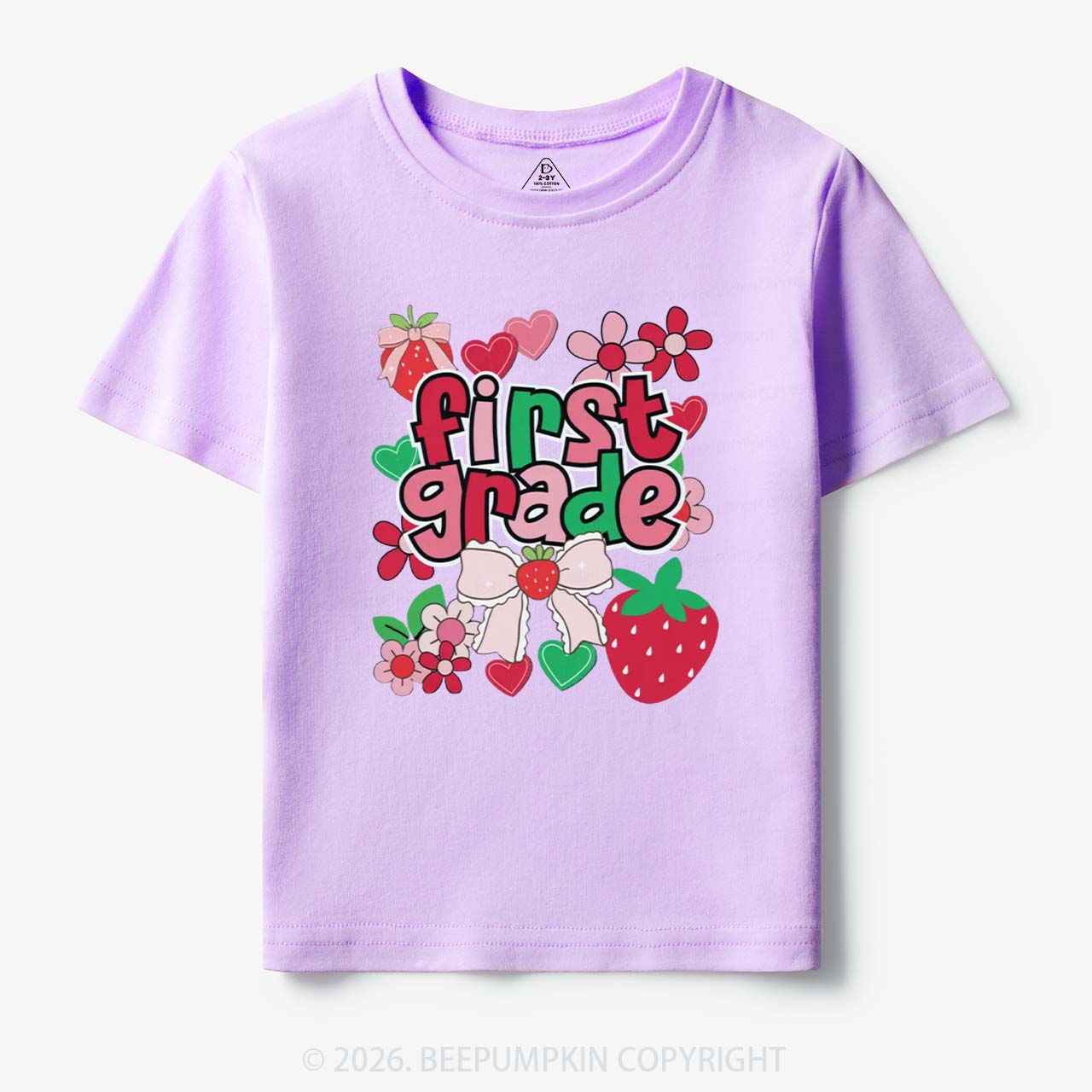 First Grade Strawberries Back to School Toddler&Kid's Tees
