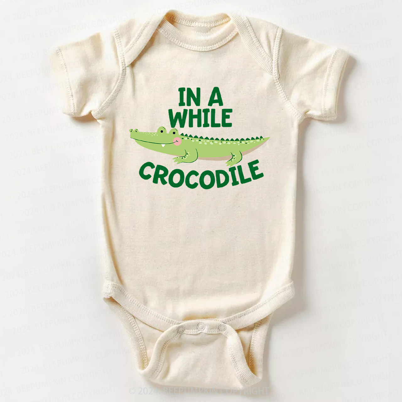 In A While Crocodile Bodysuit For Baby 7