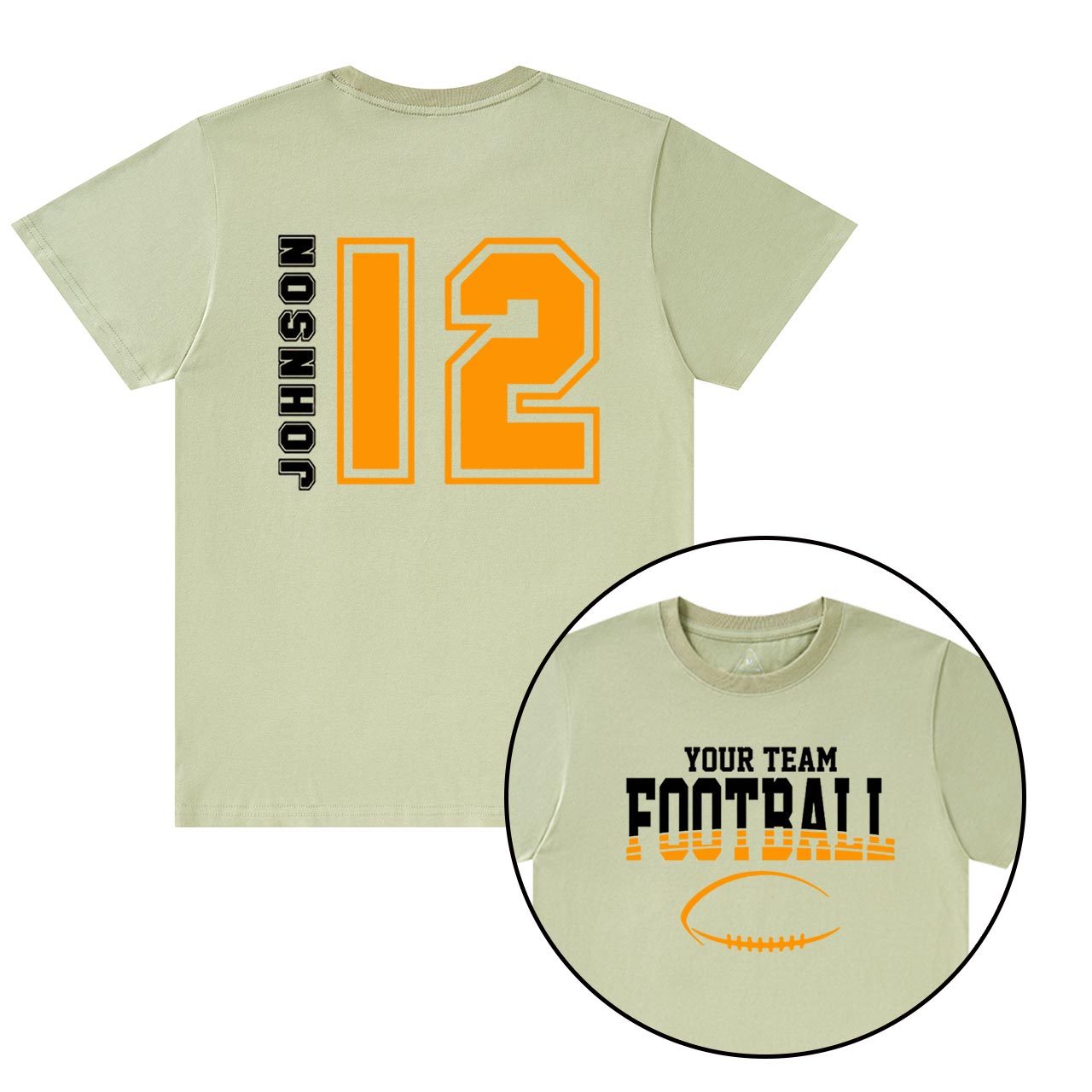 Personalized Football Team Pride T-Shirts Beepumpkin