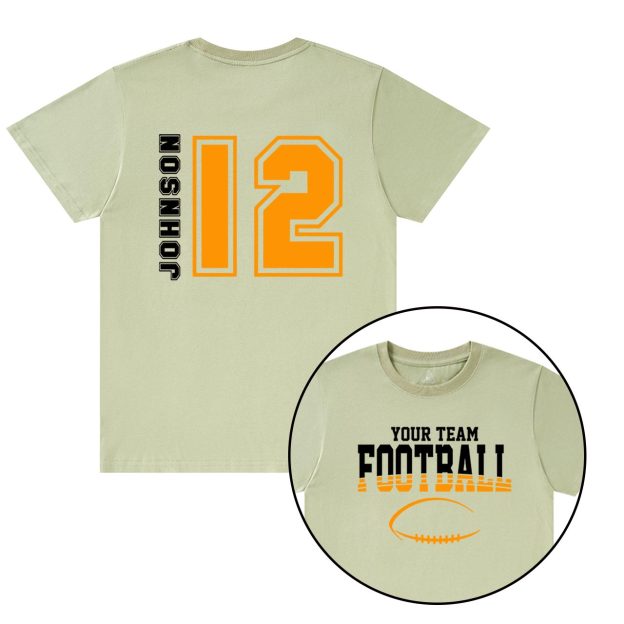 Personalized Football Team Pride T-Shirts Beepumpkin