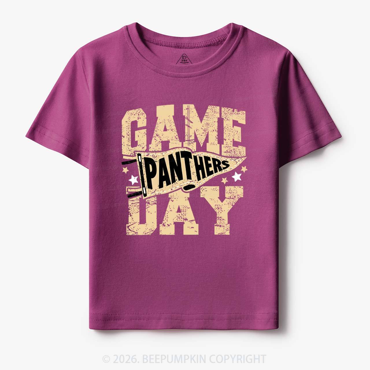 Personalized School Mascot Game Day Retro Toddler&Kid's Tees
