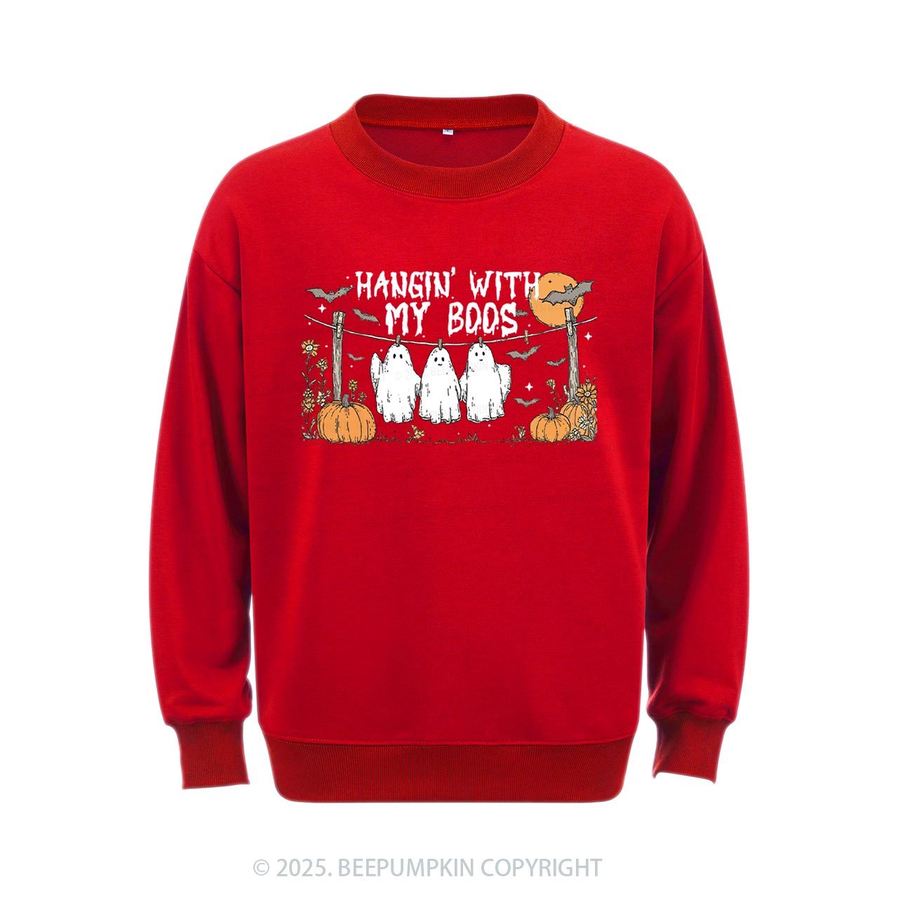 Hangin’ With My Boos Sweatshirt Beepumpkin