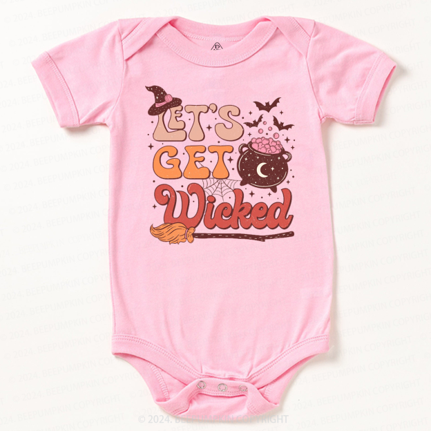 Let's Get Wicked Halloween Bodysuit For Baby