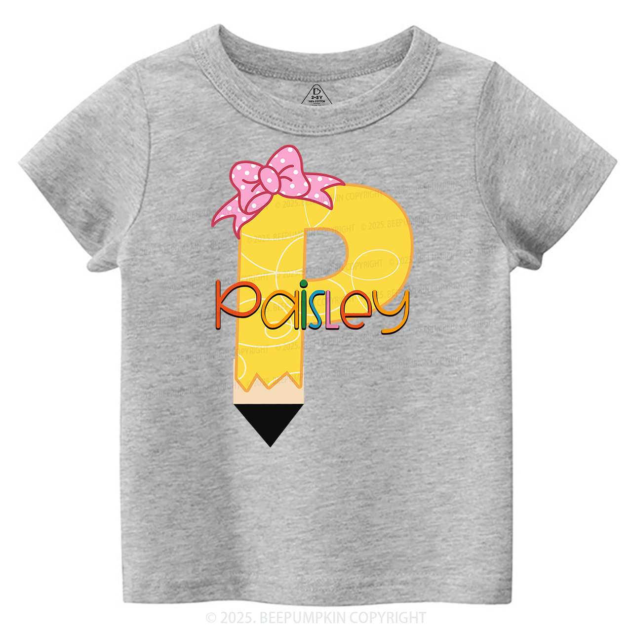 Personalized Pencil Back To School Shirt 