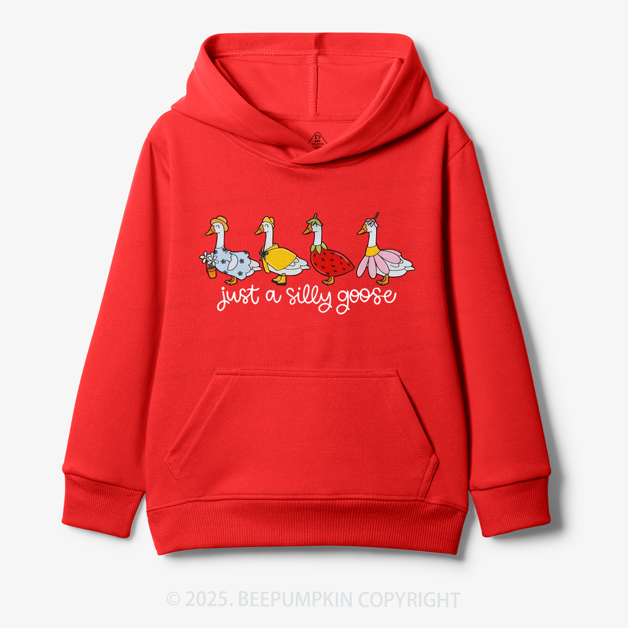Just A Silly Goose Kid's Hoodies Beepumpkin
