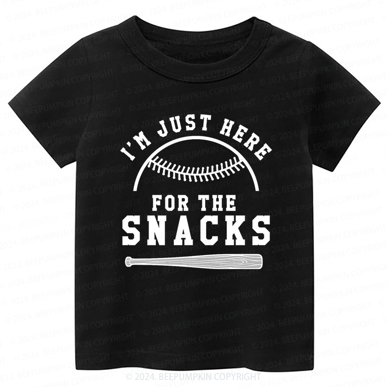 I'm Just Here for the Snacks Toddler&Kids Tees 