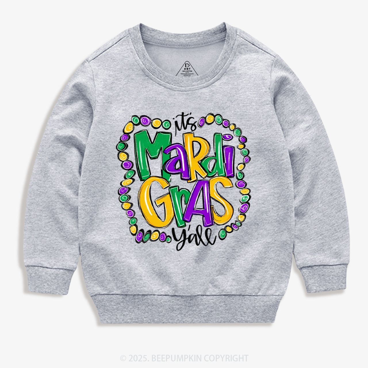 It's Mardi Gras Y'all Kid's Sweatshirt