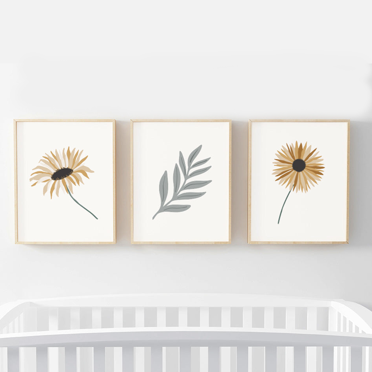 Sunday's Daisy Bundled Digital Nursery Art