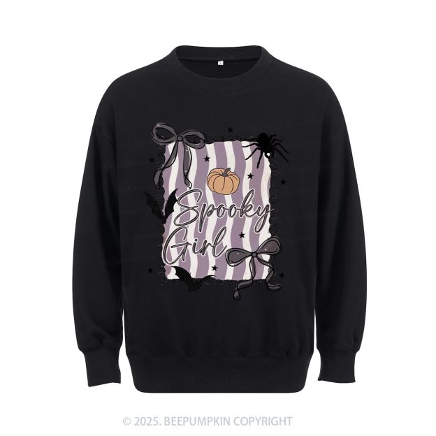 Halloween Spooky Girl Sweatshirt Beepumpkin