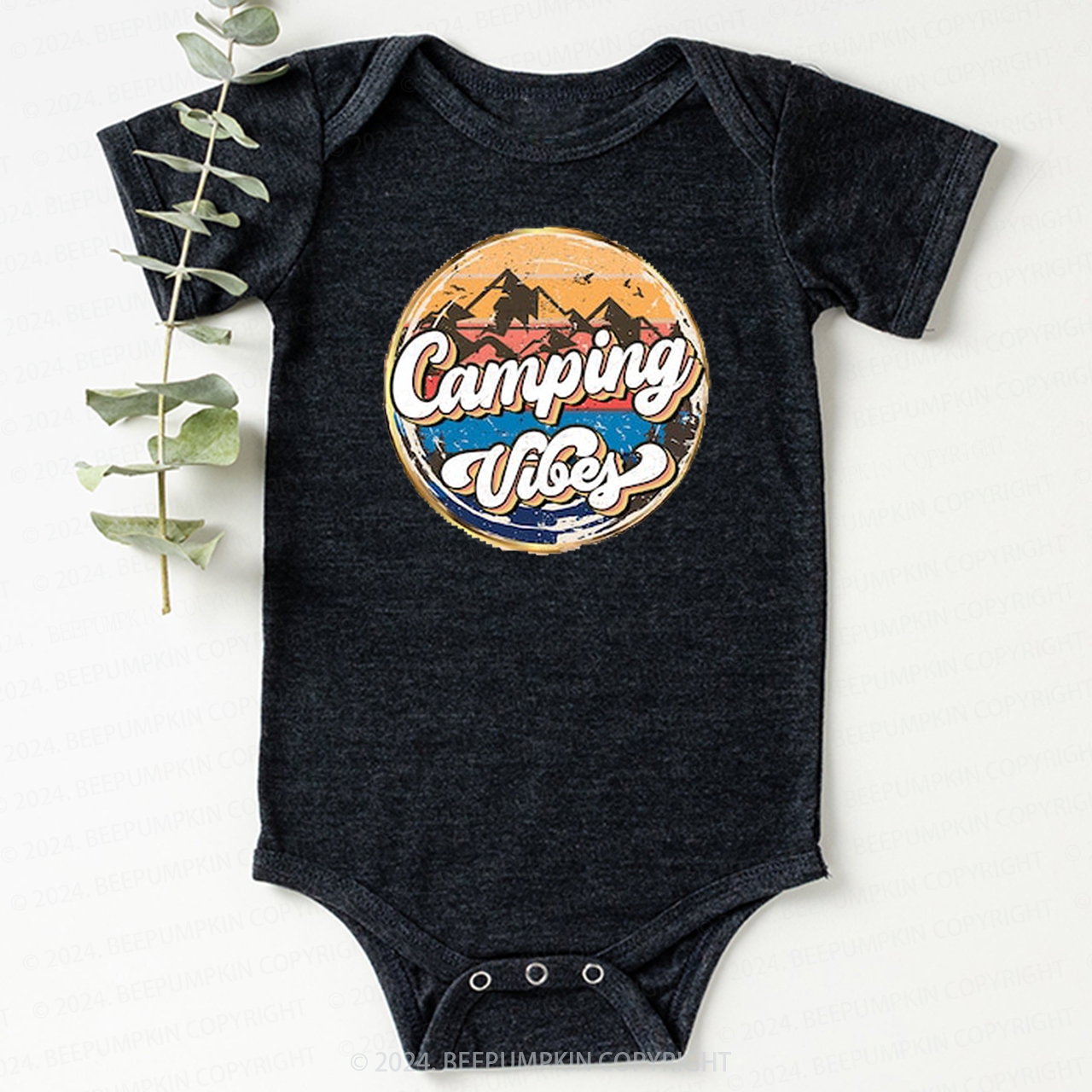 Camping Vibes Bodysuit For Baby 