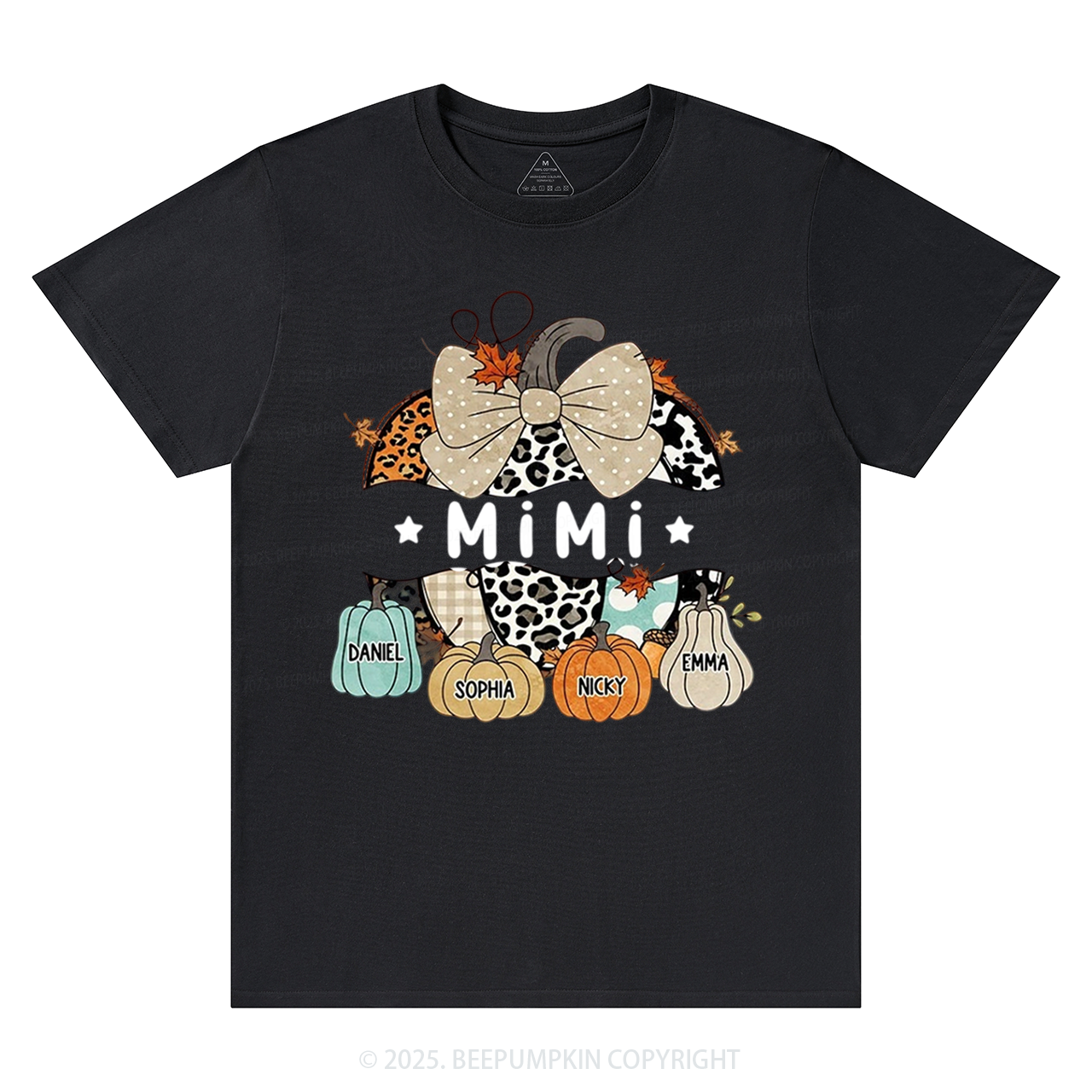 Personalized Fall Halloween Pumpkin T-Shirts Beepumpkin