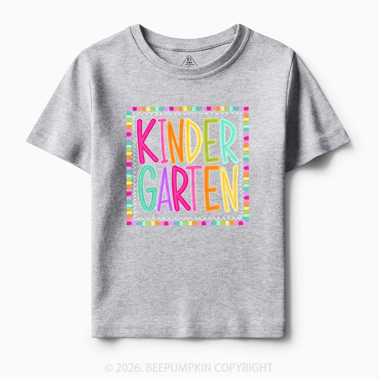 Color Pop Grade Level Back to School Toddler&Kid's Tees