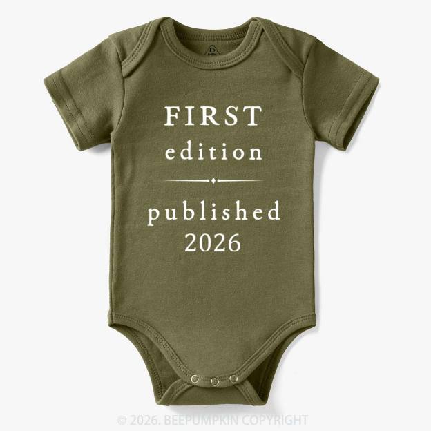 First Edition Published Bodysuit For Baby