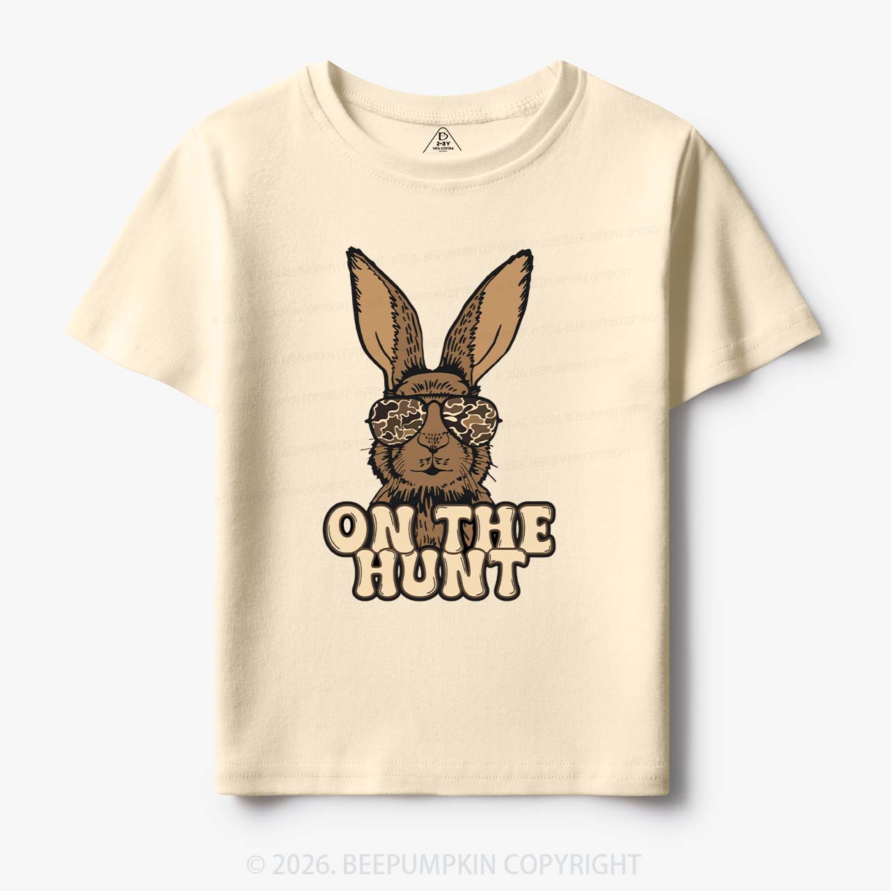 Camo Bunny On The Hunt Toddler&Kid's Tees