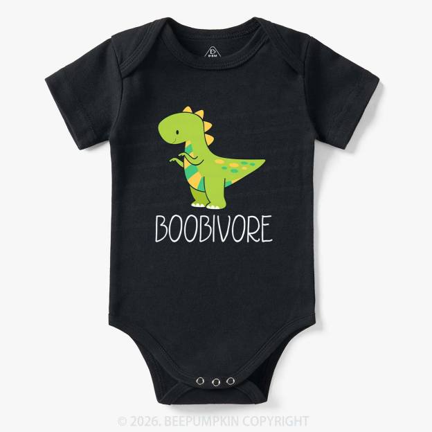 Funny Boobivore Dinosaur Bodysuit