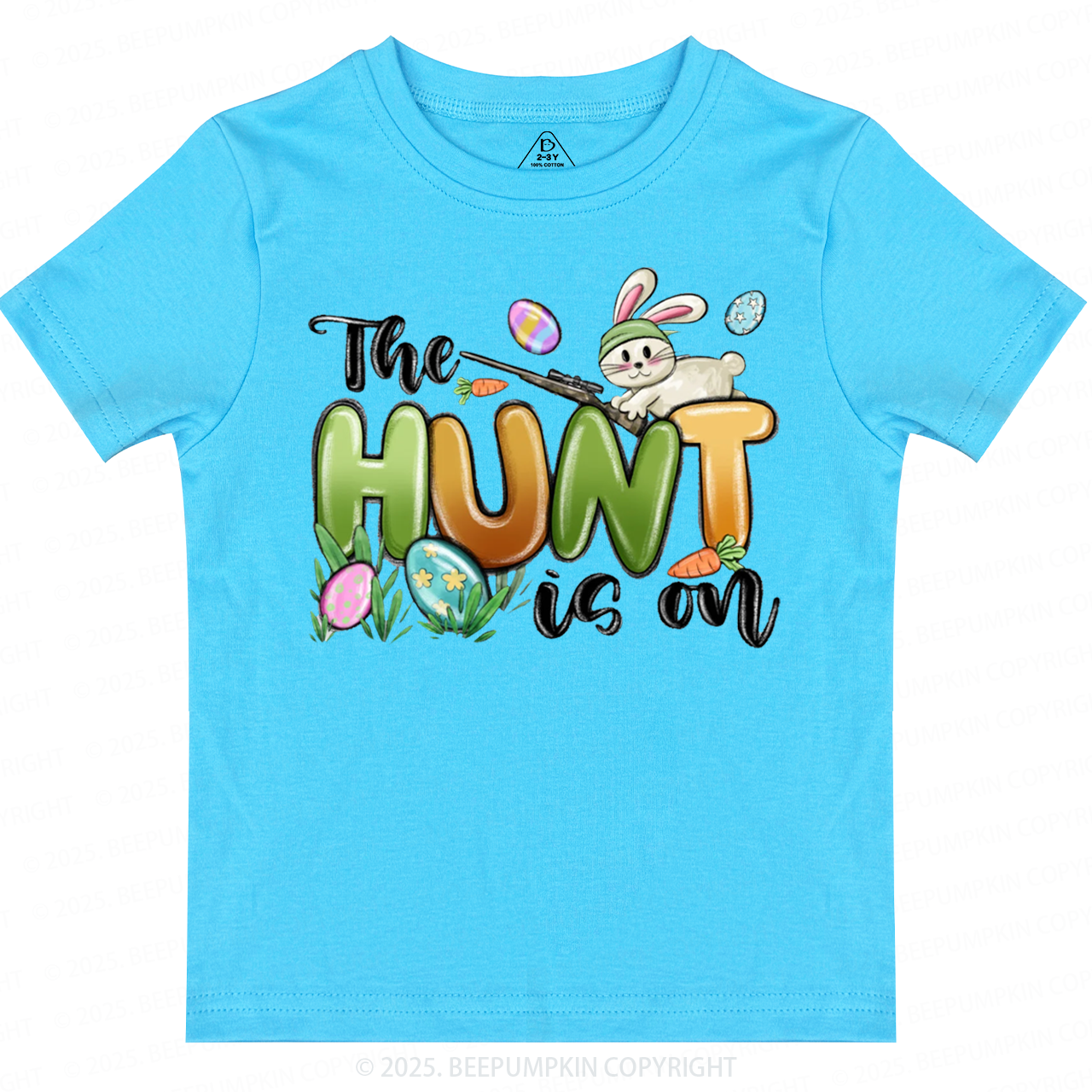 The Hunt Is On Easter Toddler&Kid's Tees Beepumpkin