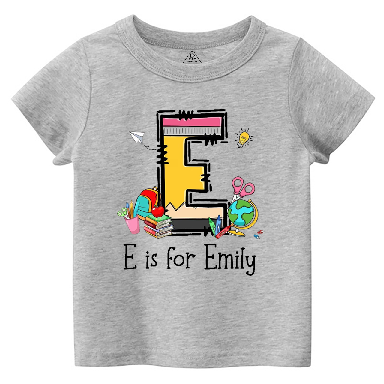 Personalized Name Pencil Toddler&Kid's Tees Beepumpkin