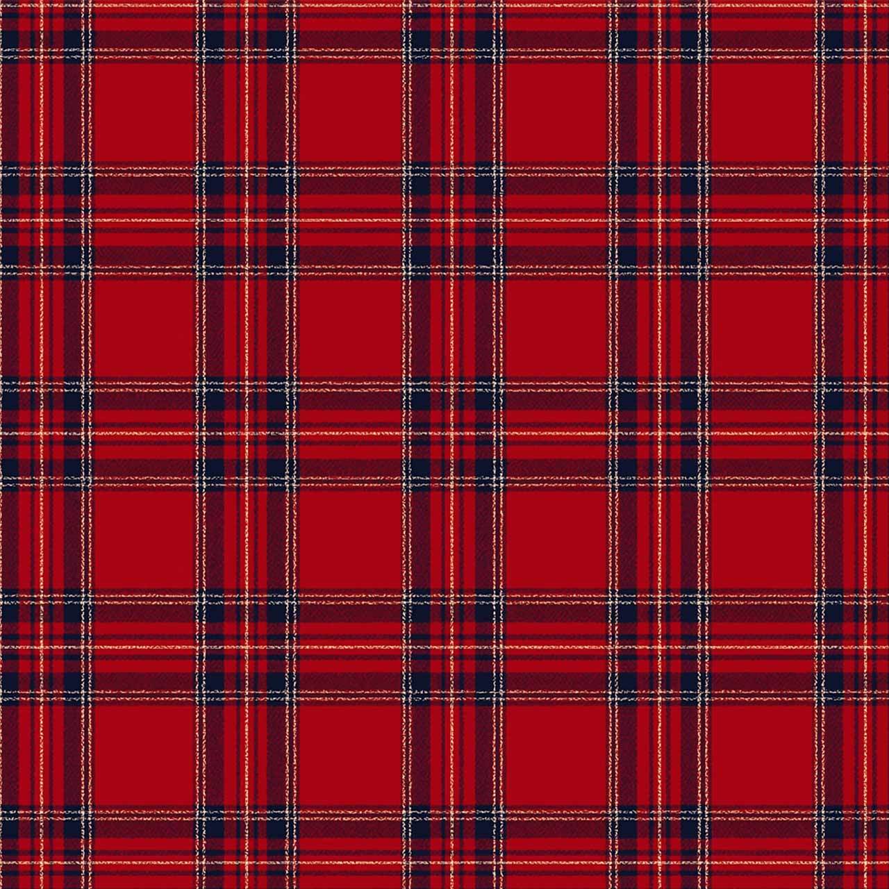 Classic Red Plaid Comfort All-Over Print Short Family Matching Pajama Sets