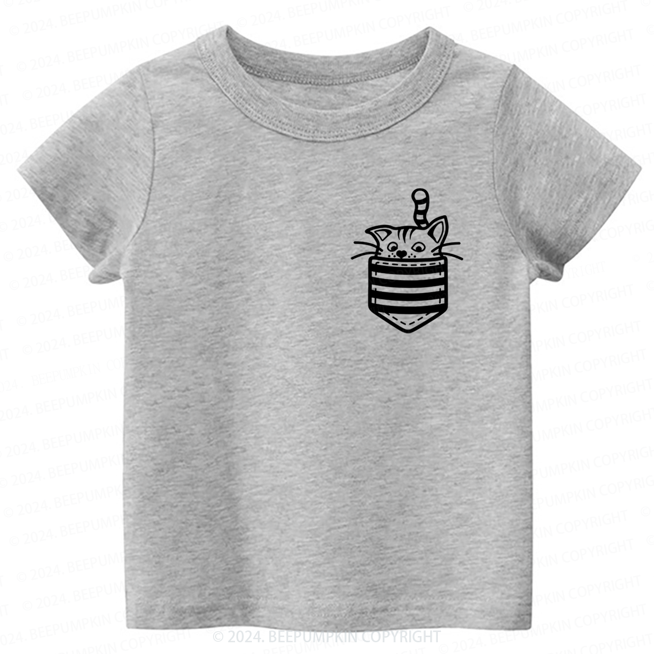 Cute Cat Toddler&Kids Tees 