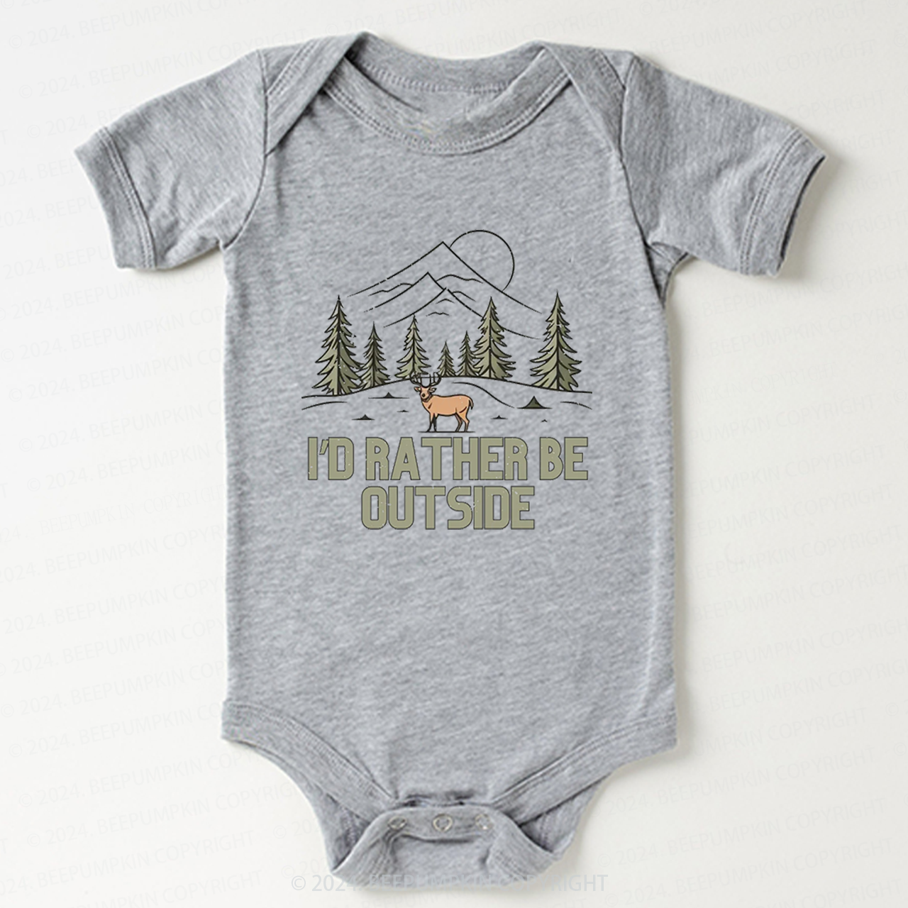 Nature Hiking  Bodysuit For Baby 