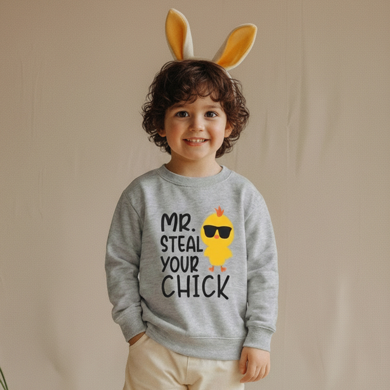 Mr. Steal Your Chick Kid's Sweatshirt