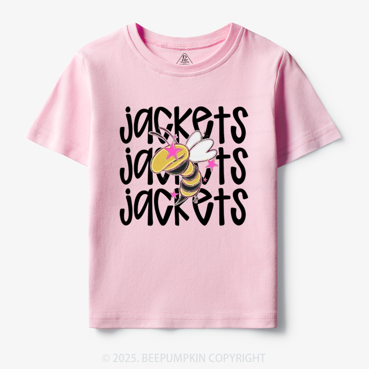 School Mascot Yellow Jackets Toddler&Kid's Tees Beepumpkin