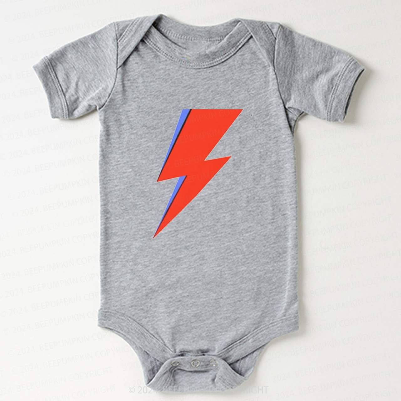 Red And Blue Lightning Bodysuit For Baby 8 