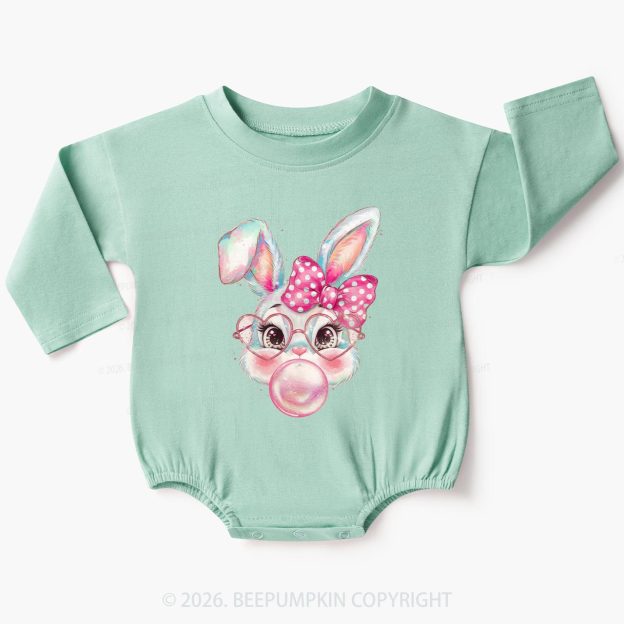 Sassy Bunny Bubble Baby Bubble Romper