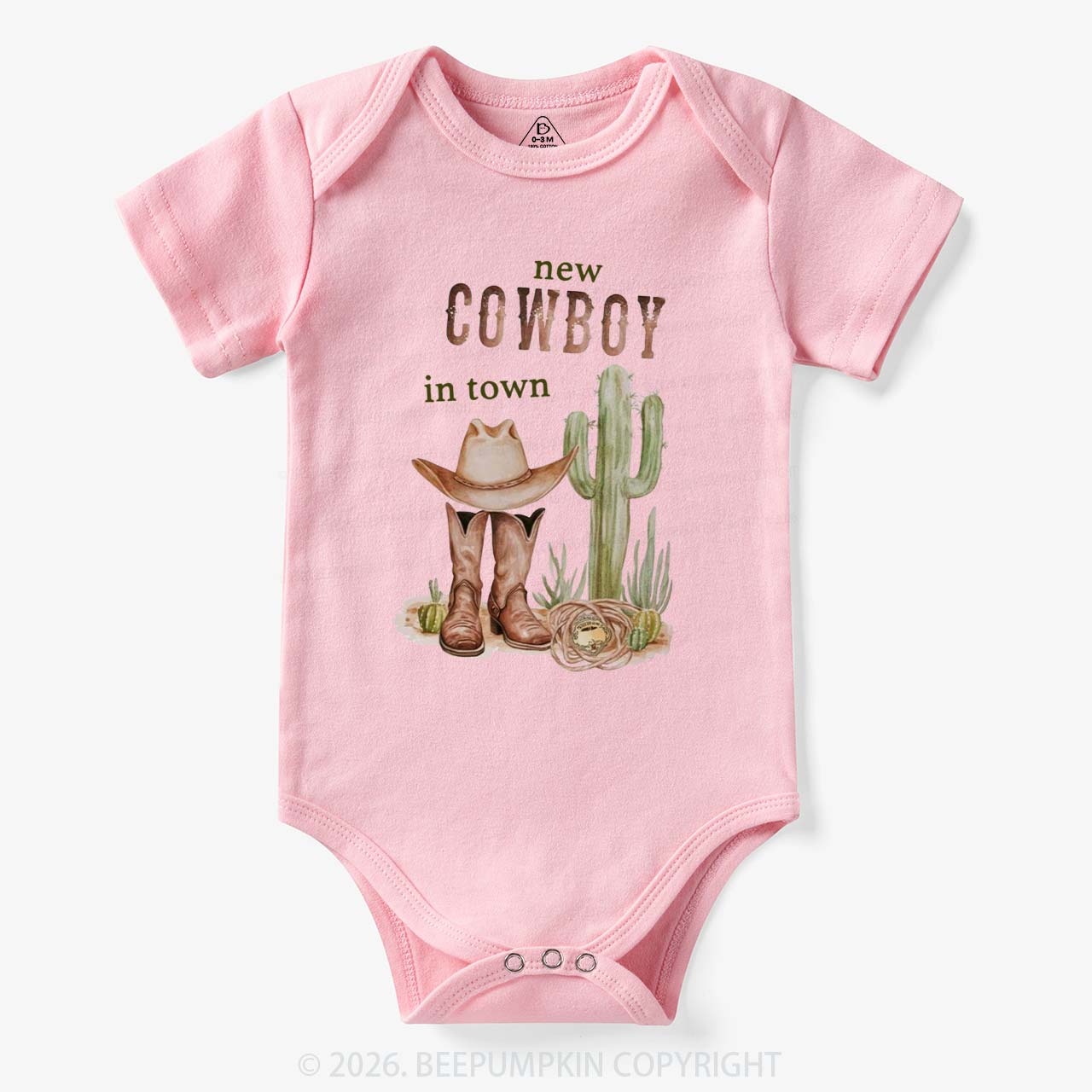 New Cowboy in Town Western Bodysuit