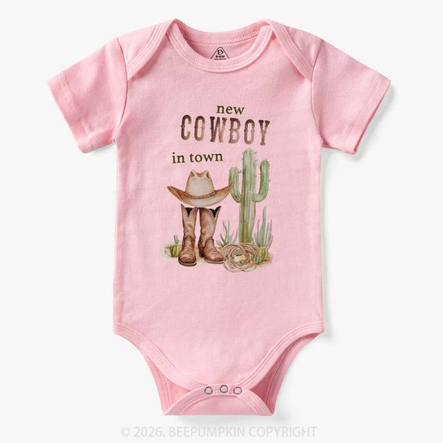 New Cowboy in Town Western Bodysuit