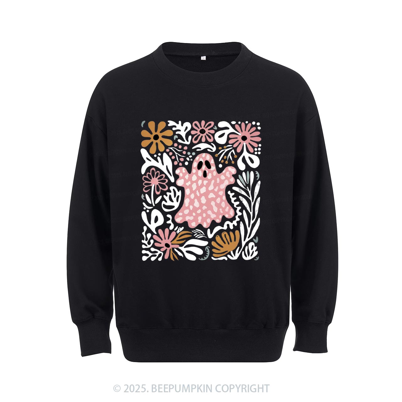 Halloween Boho Ghost Sweatshirt Beepumpkin