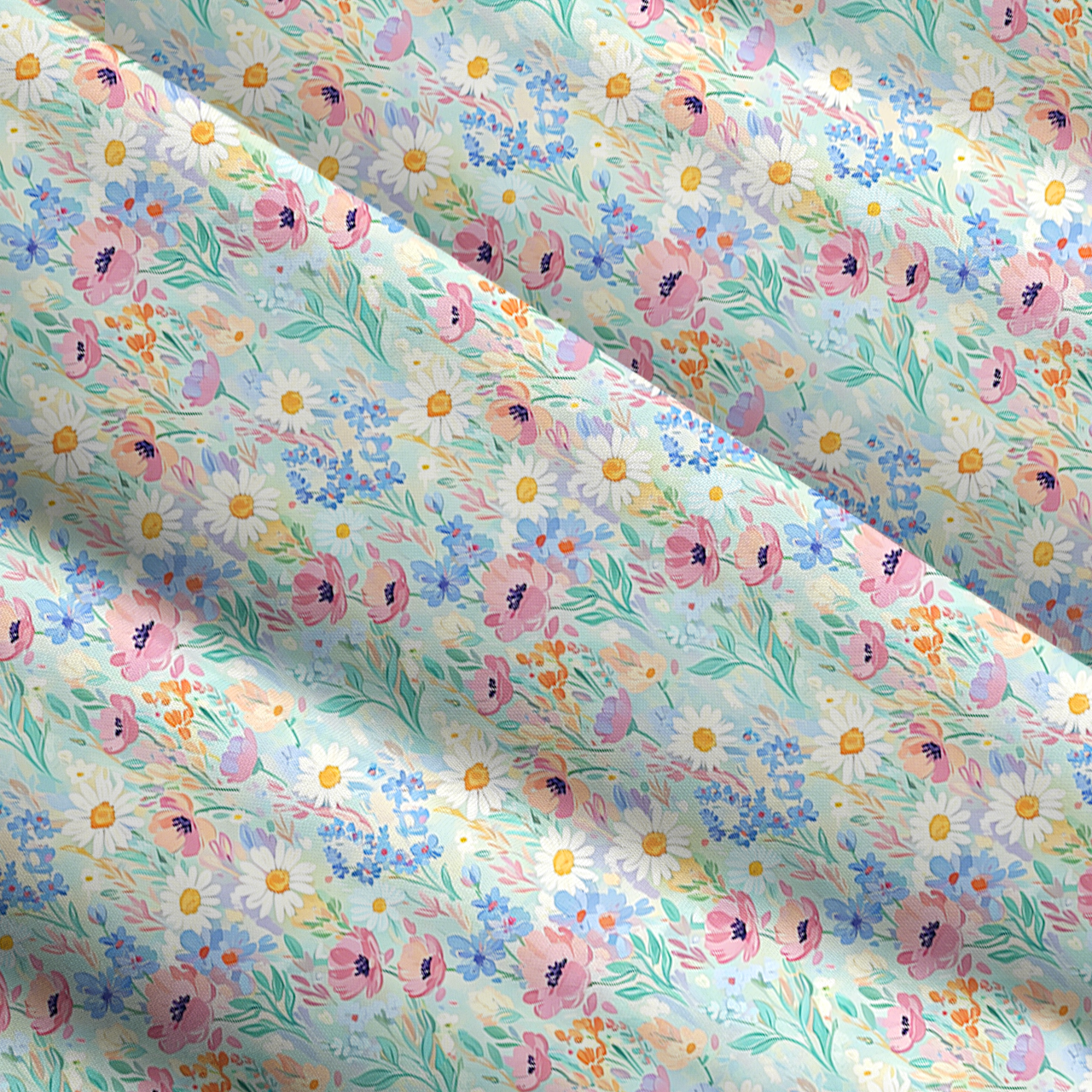 Morning Dew Blooms Women’s Voile Cami Dress