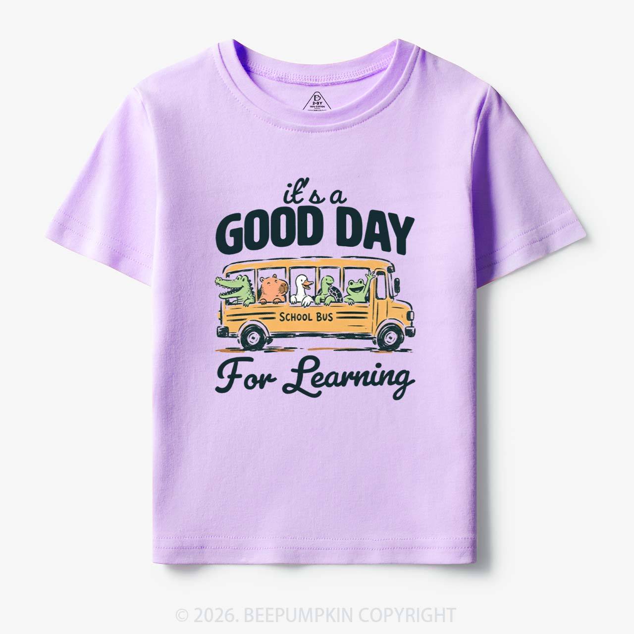 It's A Good Day For Learning Cute Animals Toddler&Kid's Tees
