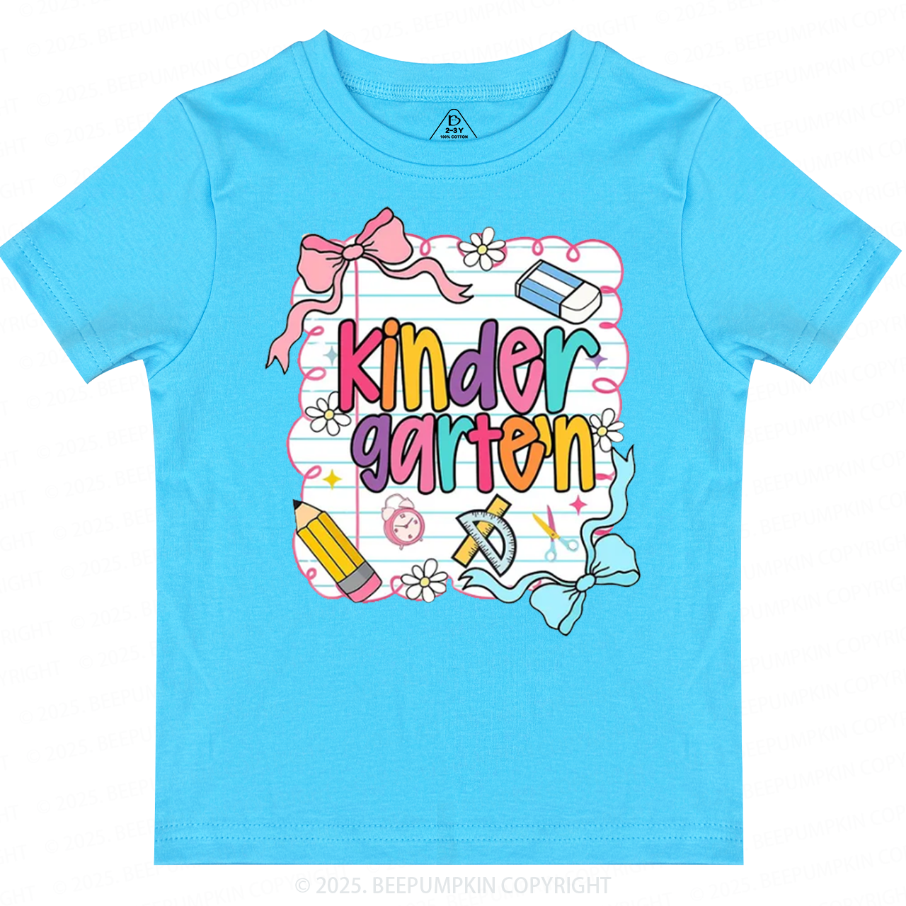 Personalized Back To School Bow Bundle Toddler&Kid's Tees Beepumpkin 