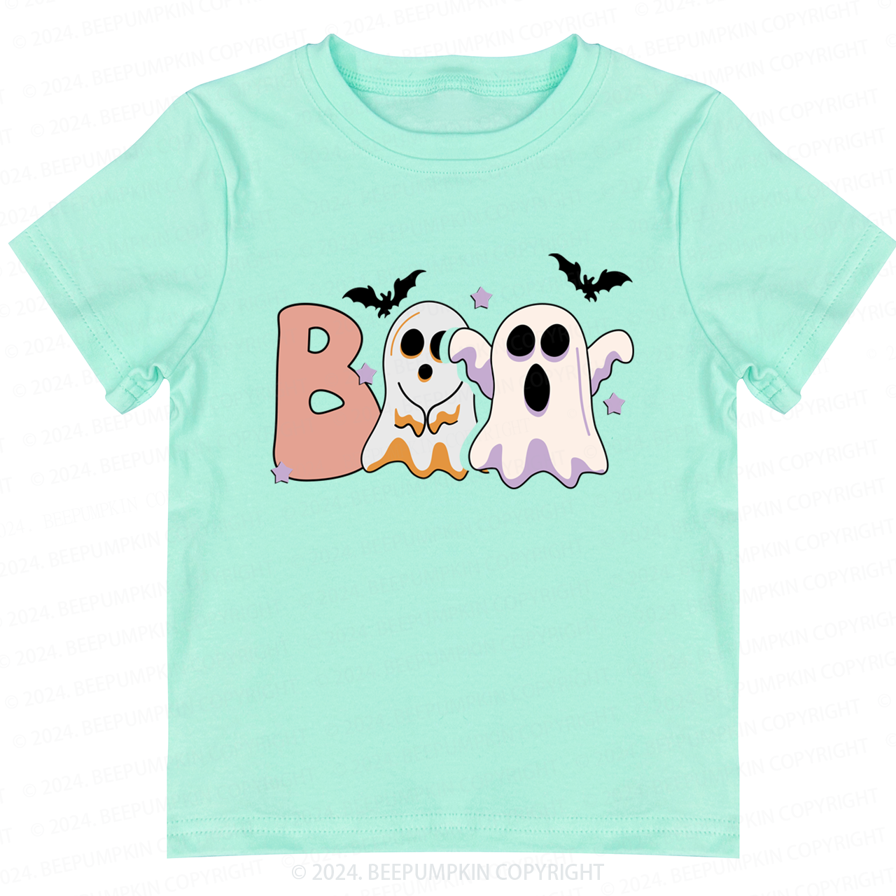 BOO Ghost Halloween Toddler&Kids Tees 