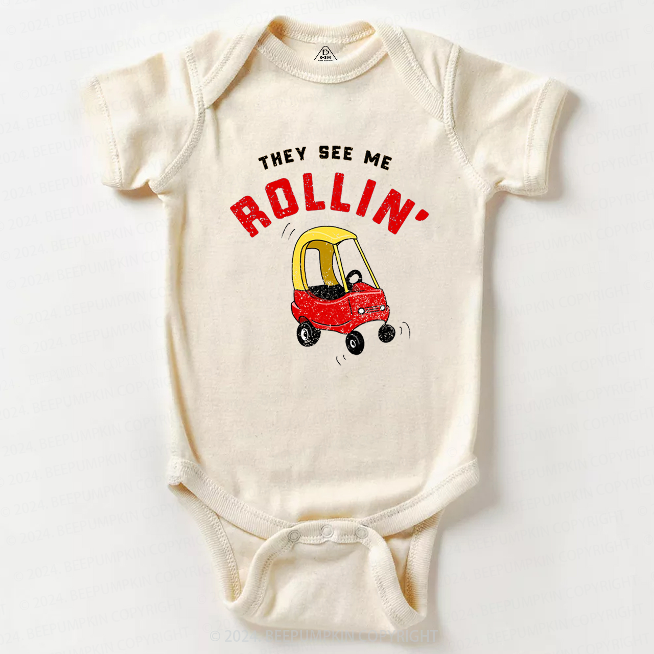 They See Me Rollin' Baby Bodysuit 7