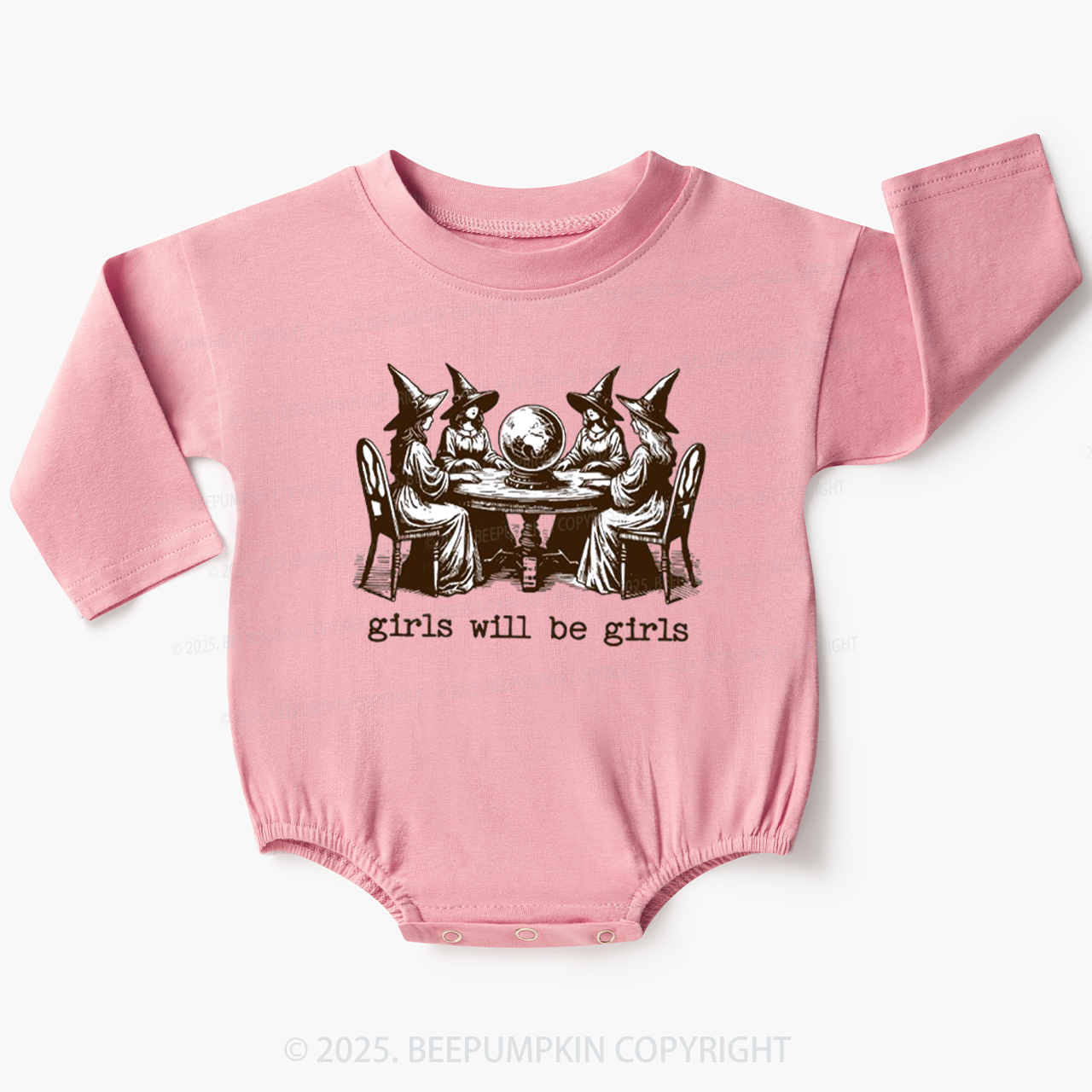 Girls Will Be Girls Baby Bubble Romper Beepumpkin