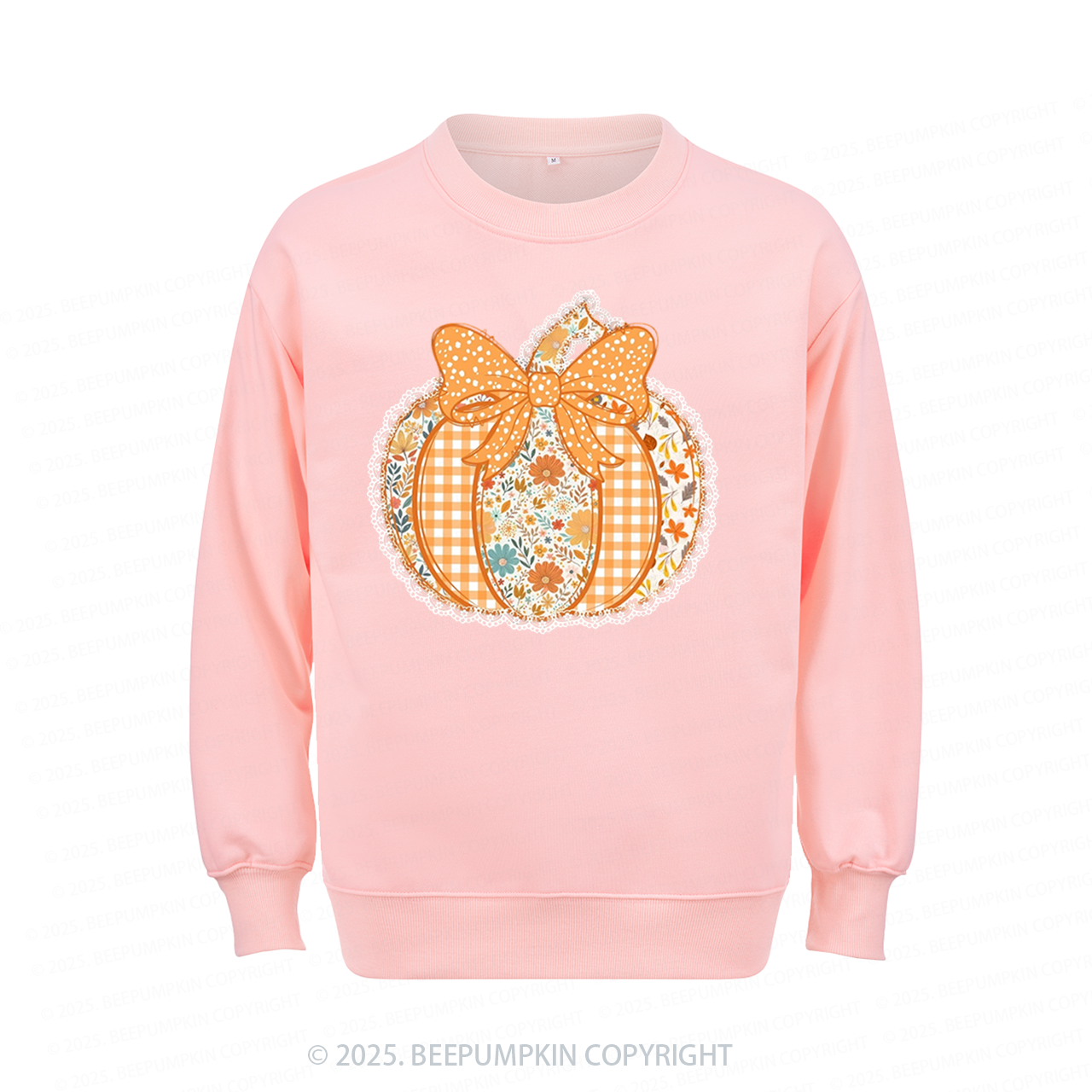 Preppy Floral Fall Pumpkin Sweatshirt Beepumpkin